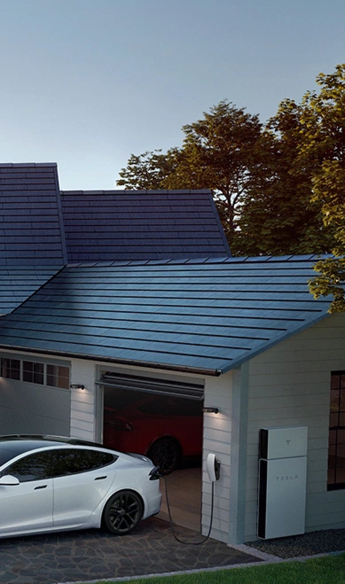 Modern Home with Tesla Solar Roof