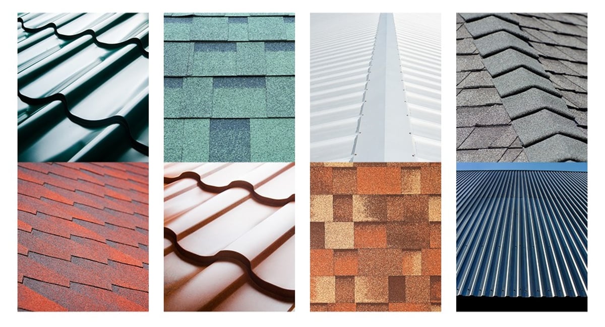 Different Roof Types and Colors